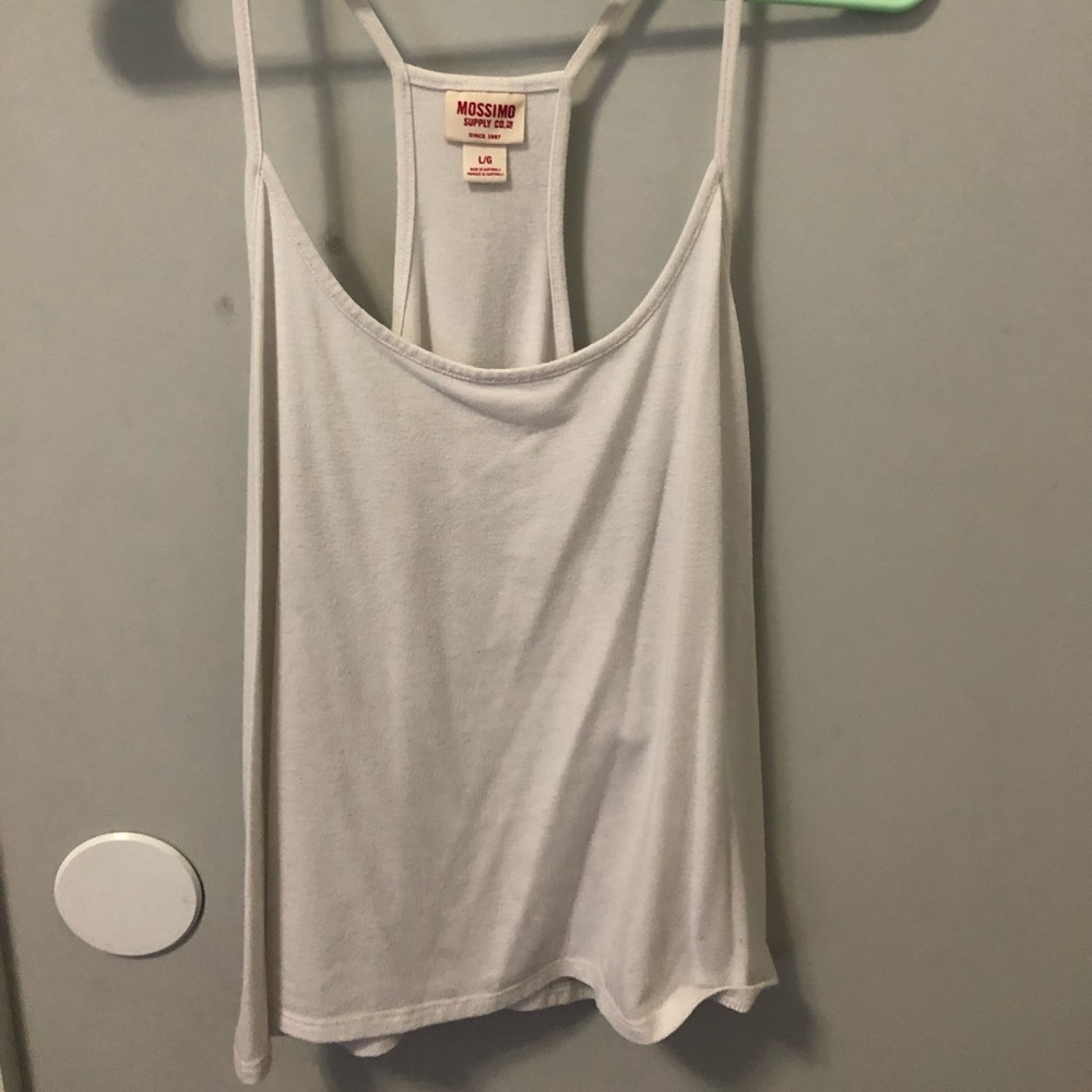 white crop top